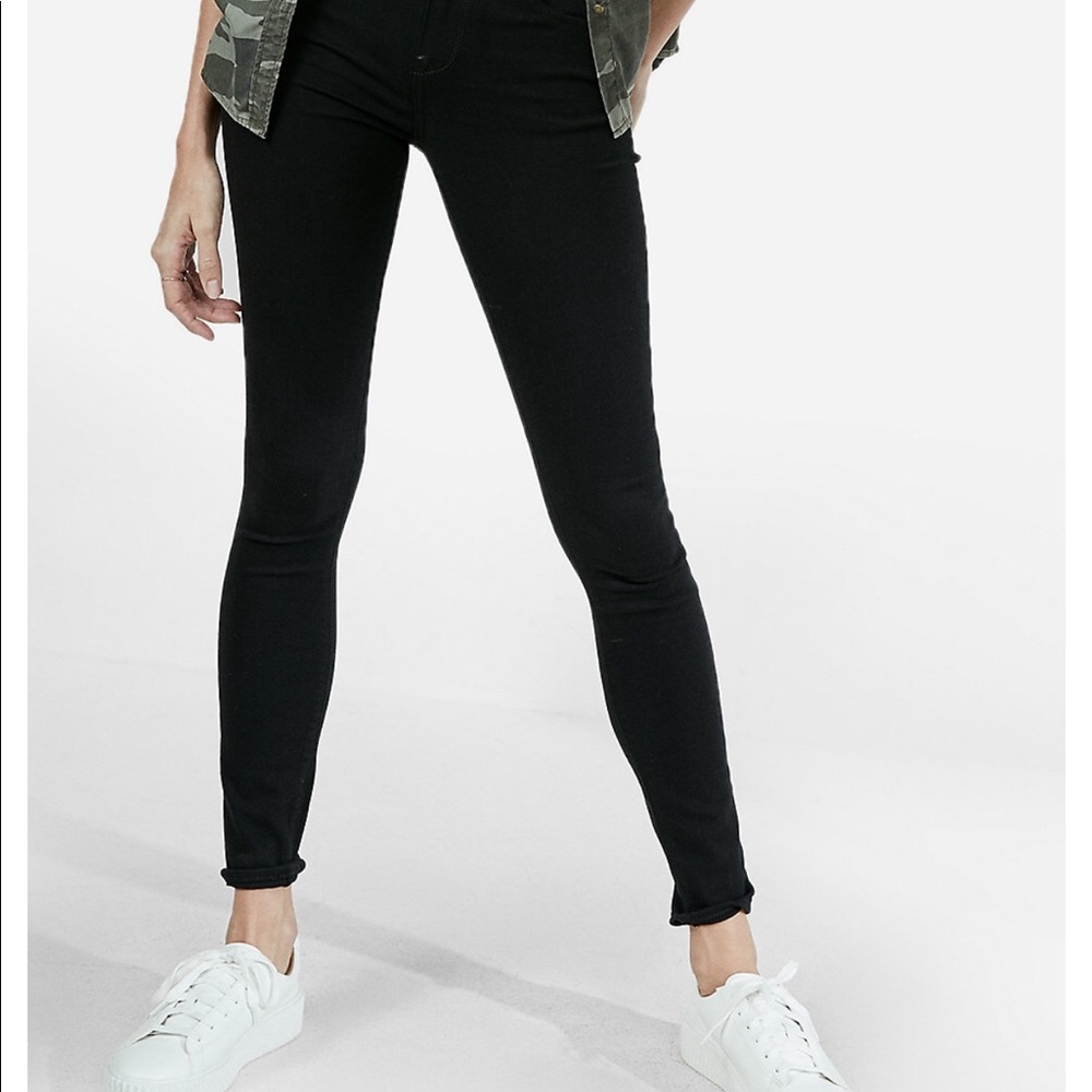 Express Black Jeggings size 2